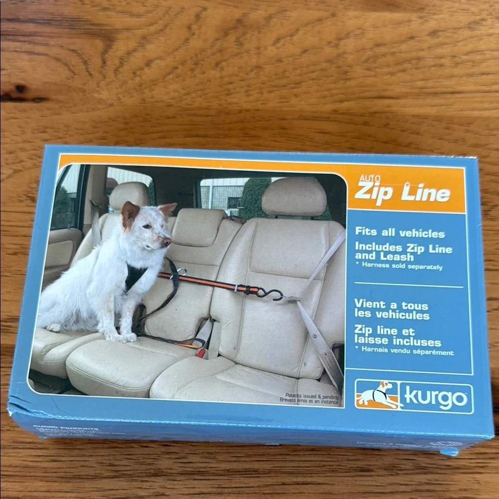 Kurgo Auto Zip Line with Leash for Dogs